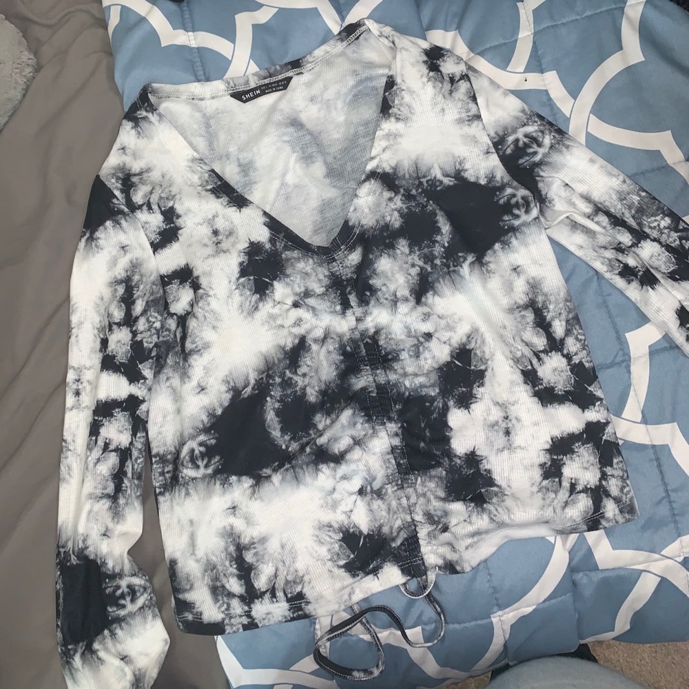 SHEIN drawstring shirt